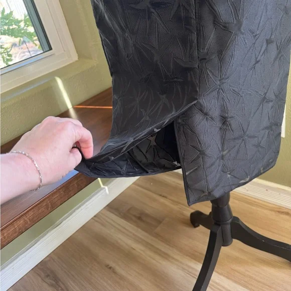 Milly Starburst Semi-Sheer Midi Pencil Skirt - Picture 4 of 14